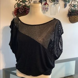 Women Black Dress Top